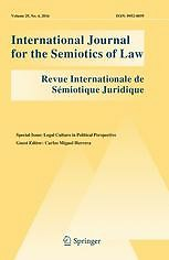 International journal for the semiotics of law = Revue internationale de sémiotique juridique