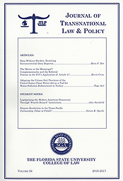 Journal of transnational law & policy