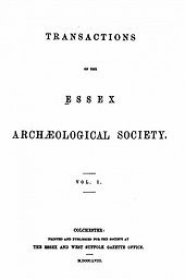 Transactions of the Essex archaeological society
