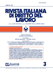 Rivista italiana di diritto del lavoro