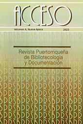 Acceso. Revista Puertorriqueña de Bibliotecología y Documentación