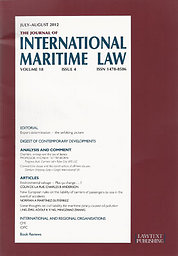 Journal of international maritime law