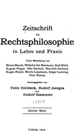 Zeitschrift für Rechtsphilosophie in Lehre und Praxis