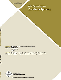 ACM transactions on database systems