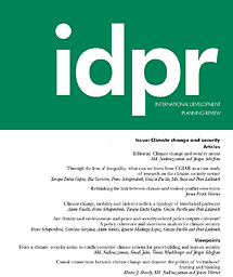 IDPR : International development planning review