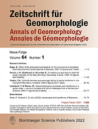 Zeitschrift für Geomorphologie