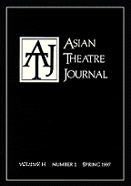 Asian theatre journal