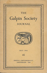 Galpin Society journal