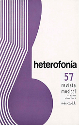 Heterofonía : revista de investigación musical