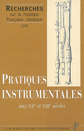 Recherches sur la musique française classique