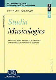 Studia musicologica