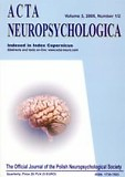 Acta neuropsychologica