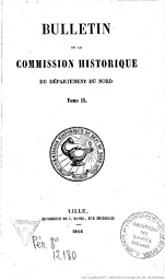 Bulletin de la Commission historique du département du Nord