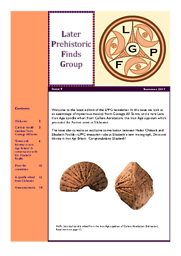 Later Prehistoric Finds Group Newsletter