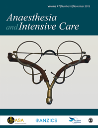 Anaesthesia and intensive care