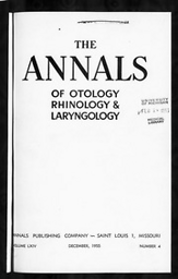 Annals of otology, rhinology & laryngology