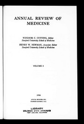 Annual review of medicine