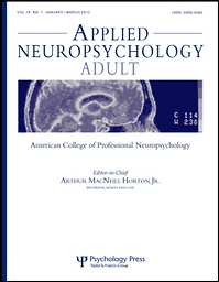 Applied neuropsychology. Adult