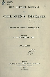 British journal of children's diseases