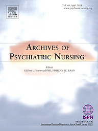 Archives of psychiatric nursing