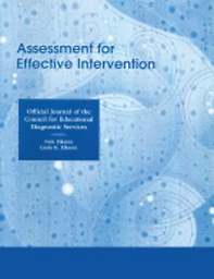 Assessment for effective intervention