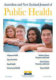 Australian and New Zealand journal of public health