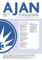 Australian journal of advanced nursing