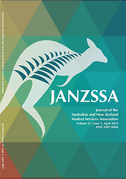 Journal of the Australian and New Zealand Student Services Association
