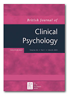British journal of clinical psychology