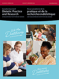 Canadian journal of dietetic practice and research