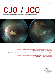 Canadian journal of ophthalmology  = Journal canadien d'ophtalmologie