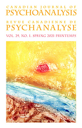 Canadian journal of psychoanalysis = Revue canadienne de psychanalyse