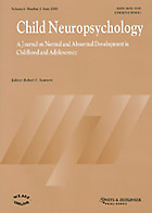Neuropsychology, development, and cognition. Section C, Child neuropsychology