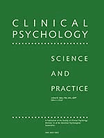 Clinical psychology: science and practice