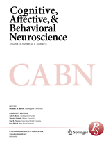 Cognitive, affective & behavioral neuroscience