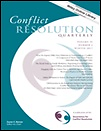 Conflict resolution quarterly