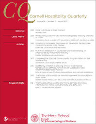 Cornell hospitality quarterly