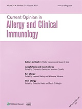 Current opinion in allergy and clinical immunology