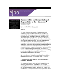 EJBO : Electronic journal of business and organization