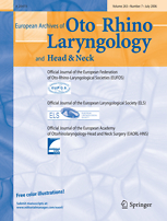 European archives of oto-rhino-laryngology