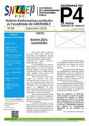 Journal d'informations syndicales de l'Académie de Grenoble