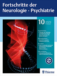 Fortschritte der Neurologie, Psychiatrie