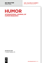 Humor: international journal of humor research