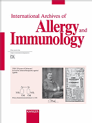 International archives of allergy and immunology