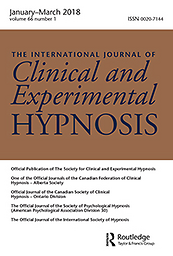 International journal of clinical and experimental hypnosis