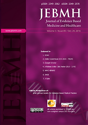 Journal of evidence based medicine and healthcare