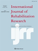 International journal of rehabilitation research