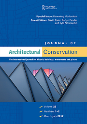 Journal of architectural conservation