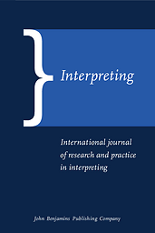 Interpreting : International Journal of Research and Practice in Interpreting