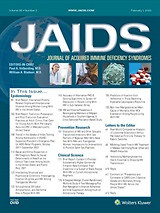 Journal of acquired immune deficiency syndromes